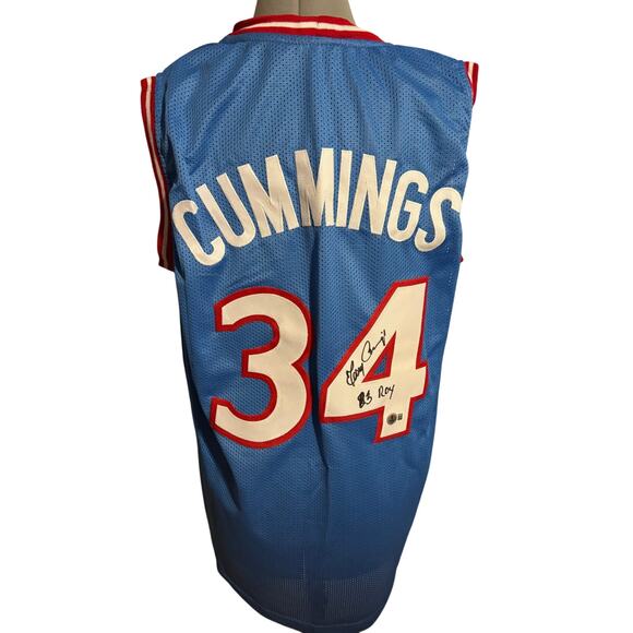 Terry Cummings Signed San Diego Clippers Jersey - Picture 1 of 3